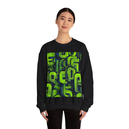 boostlete-boost-mode-type-progress-beats-perfect-vertical-engraved-0253 — Unisex Heavy Blend Crewneck Sweatshirt (Gildan)