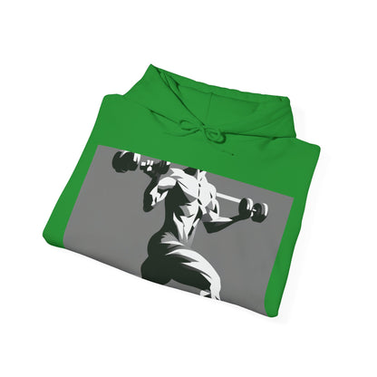 boostlete-pr-season-scene-lunge-speed-isometric-0316 — Unisex Heavy Blend Hoodie (G18500)