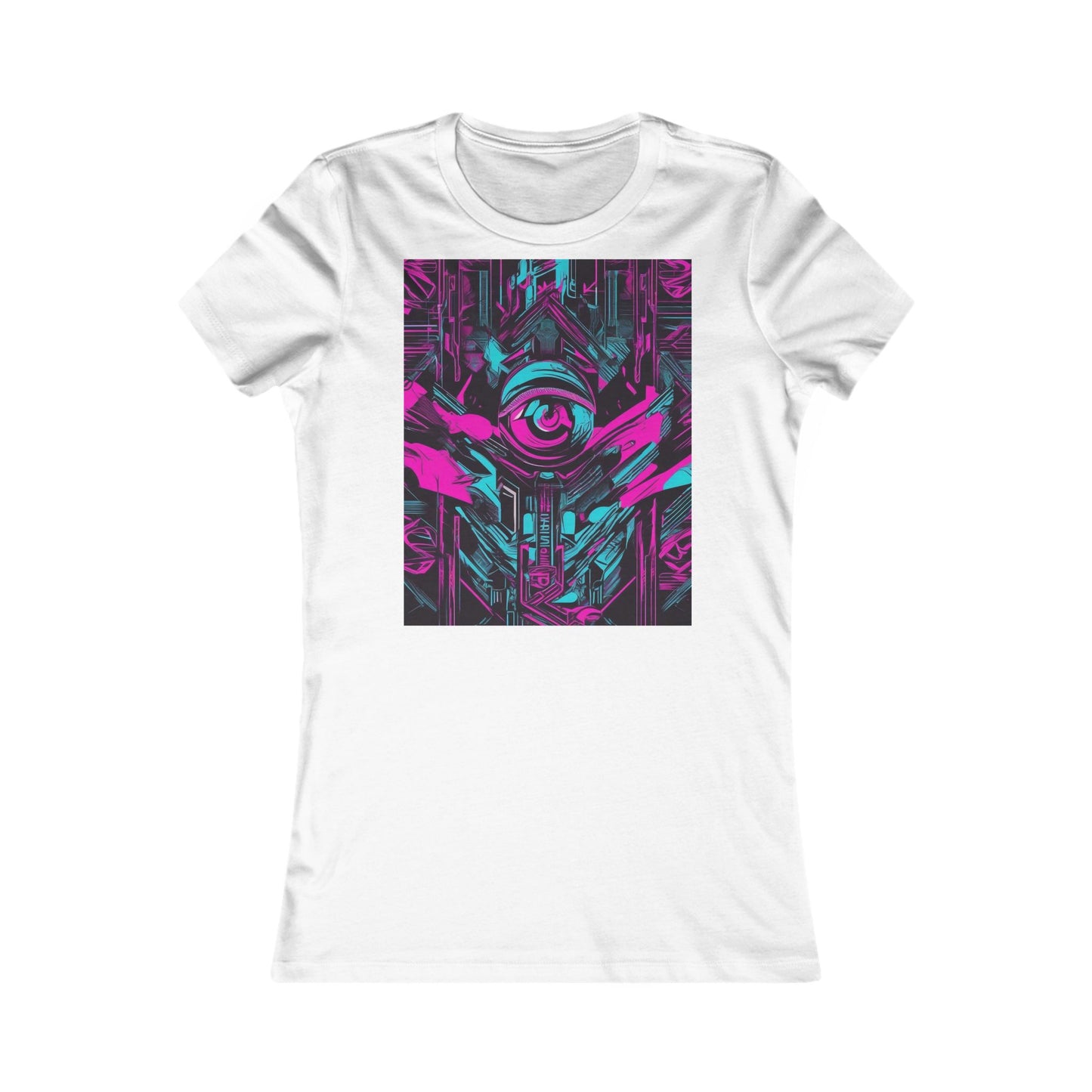 boostlete-iron-intent-type-eyes-up-forward-big-line-art-0065 — Women's Favorite Tee (B+C 6004)
