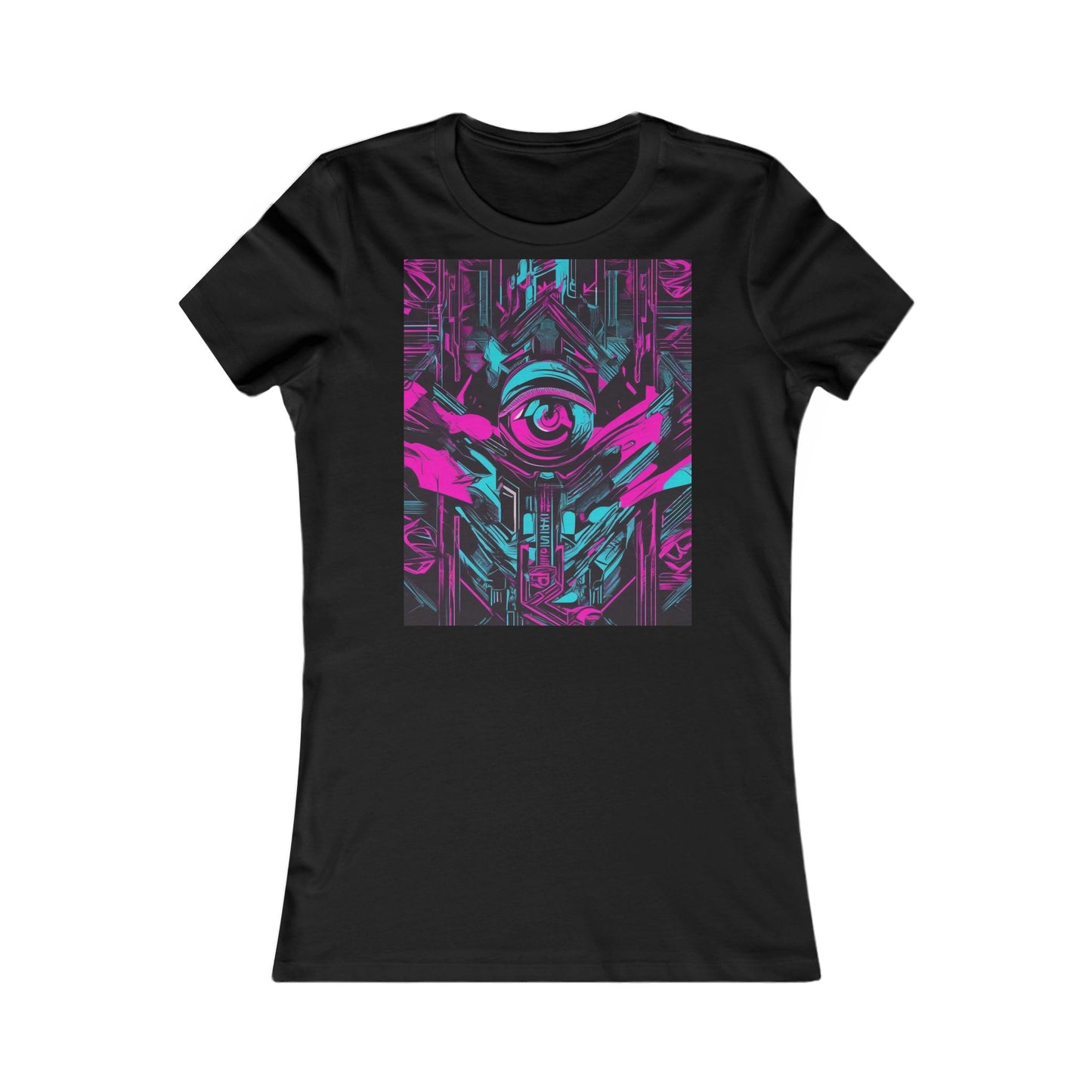 boostlete-iron-intent-type-eyes-up-forward-big-line-art-0065 — Women's Favorite Tee (B+C 6004)