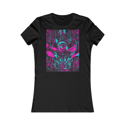 boostlete-iron-intent-type-eyes-up-forward-big-line-art-0065 — Women's Favorite Tee (B+C 6004)