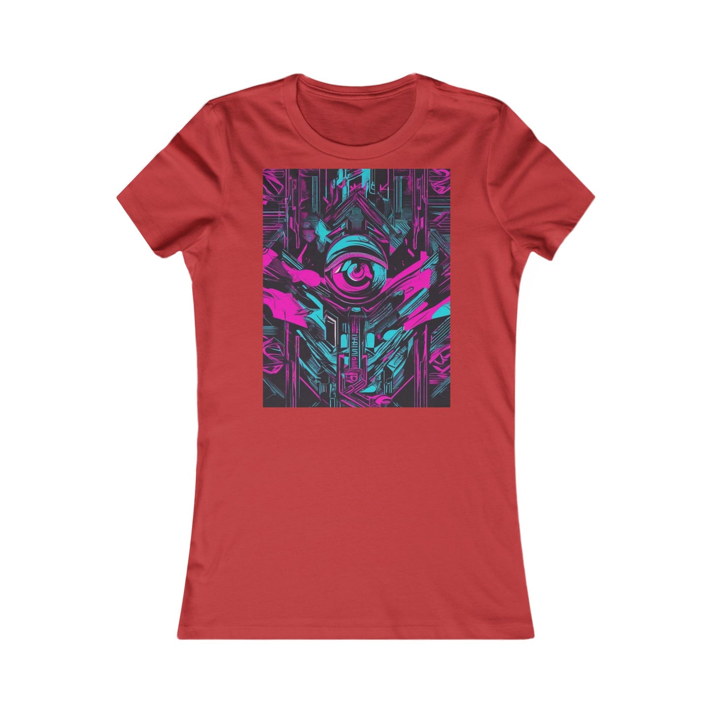 boostlete-iron-intent-type-eyes-up-forward-big-line-art-0065 — Women's Favorite Tee (B+C 6004)