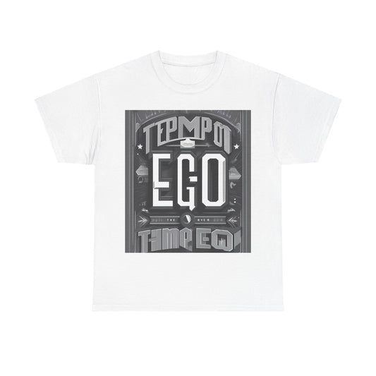 boostlete-mile-by-mile-type-tempo-over-ego-banner-modern-0093 — Unisex Heavy Cotton Tee (Gildan 5000)