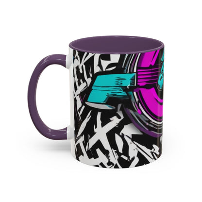 boostlete-boost-mode-type-again-badge-monoline-0293 — Accent Mug 11oz/15oz