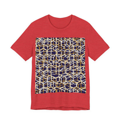 boostlete-am-crew-pattern-hex-industrial-0131 — Unisex Jersey Short Sleeve (B+C 3001)