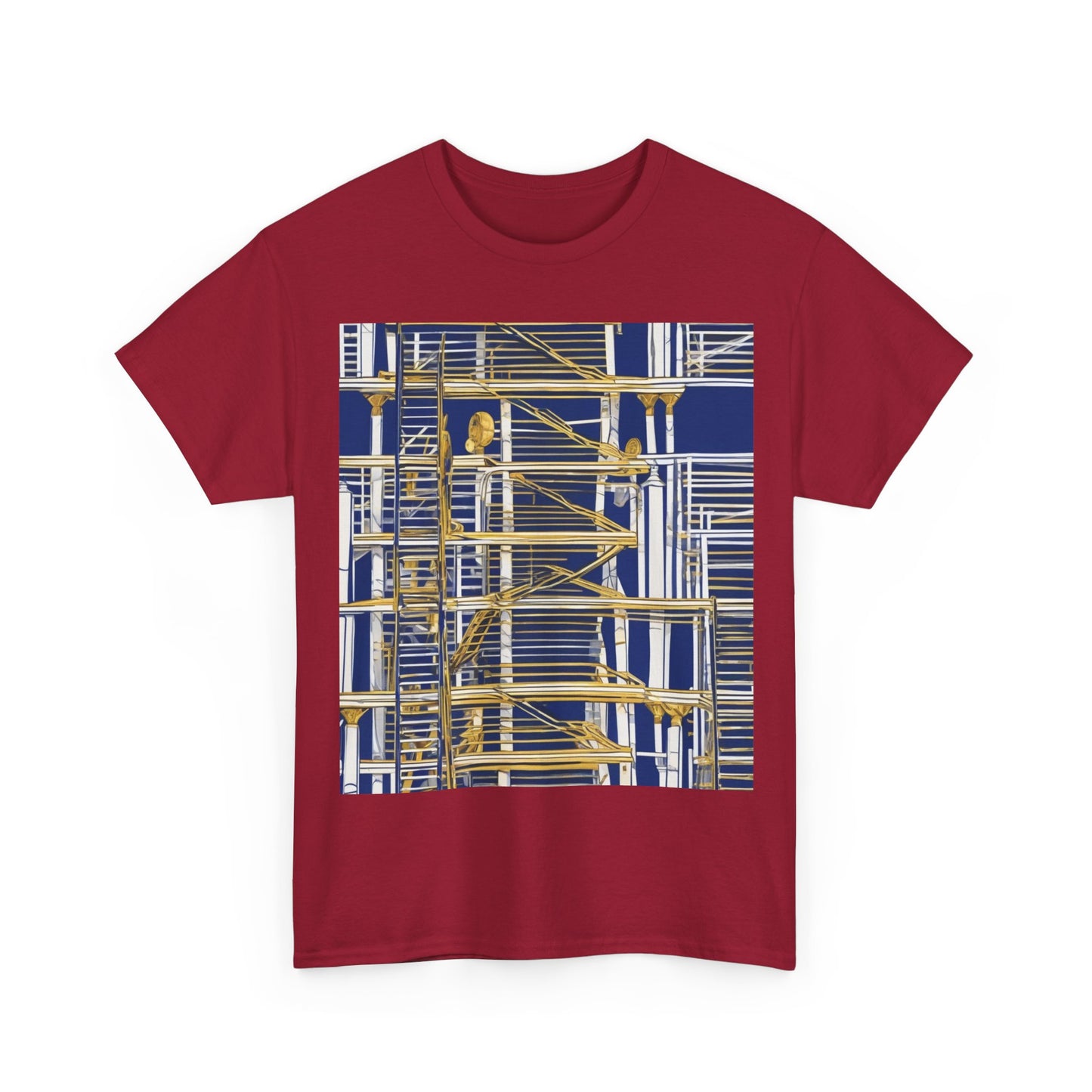 boostlete-rise-grind-icon-ladder-high-engraved-0238 — Unisex Heavy Cotton Tee (Gildan 5000)