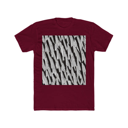 boostlete-iron-intent-pattern-micro-isometric-0199 — Unisex Cotton Crew Tee (NL 3600)