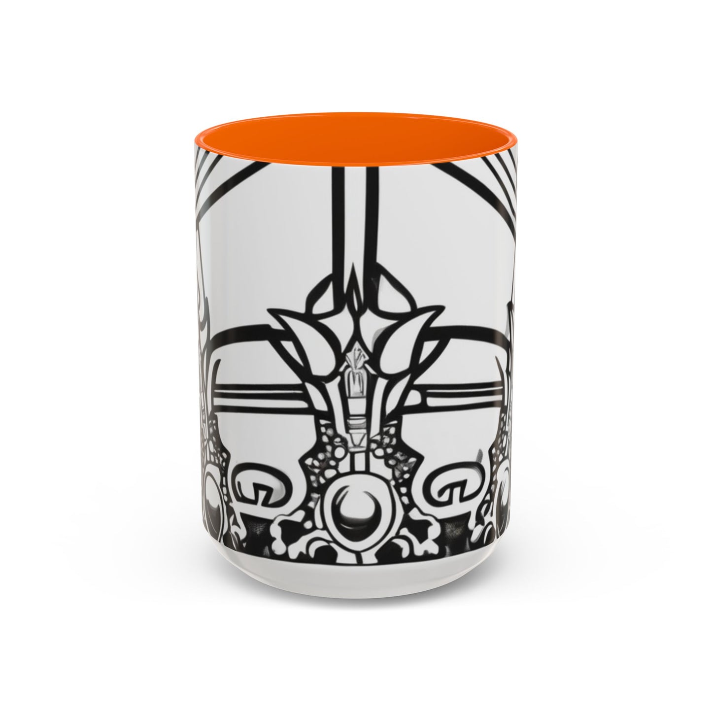 boostlete-quiet-power-icon-crown-outline-badge-0130 — Accent Mug 11oz/15oz