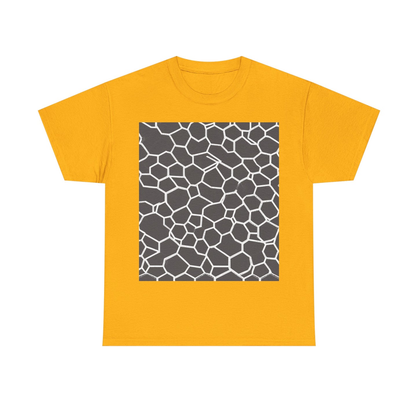 boostlete-iron-intent-pattern-hex-blueprint-0063 — Unisex Heavy Cotton Tee (Gildan 5000)