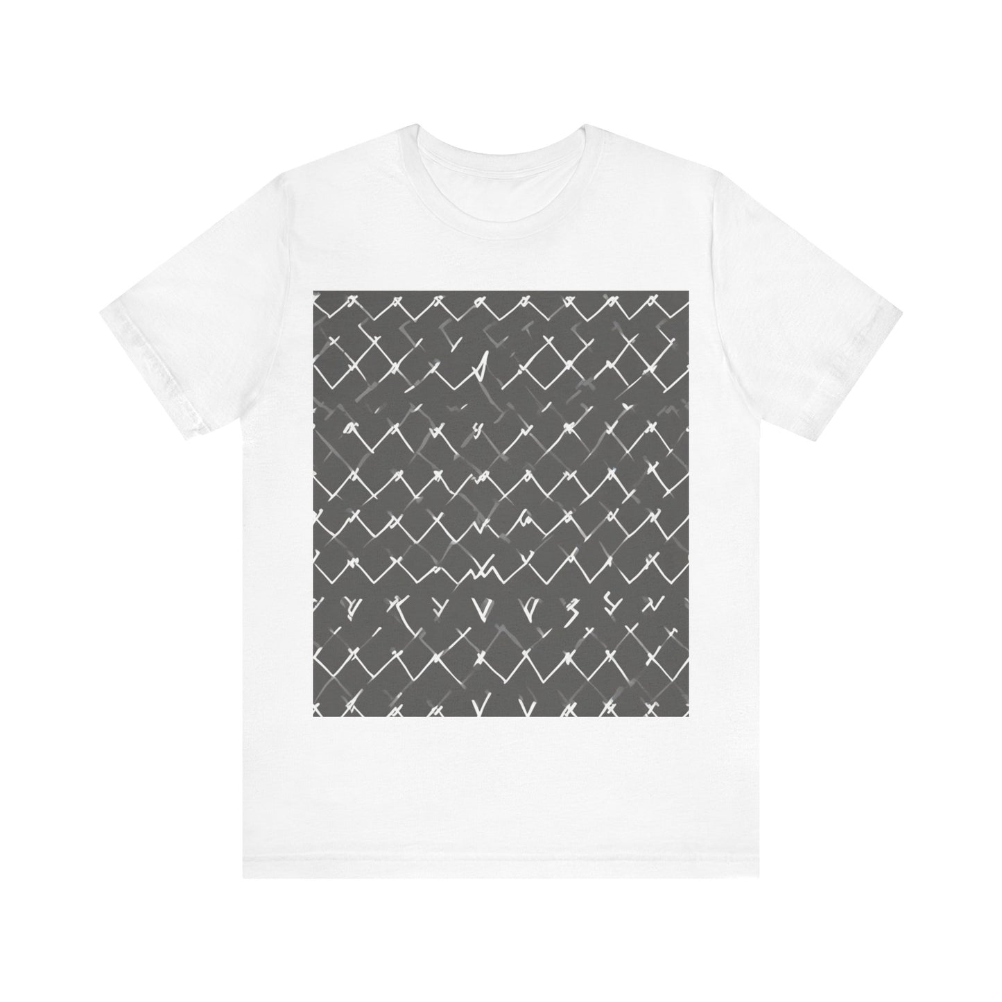 boostlete-am-crew-pattern-ekg-bold-0047 — Unisex Jersey Short Sleeve (B+C 3001)