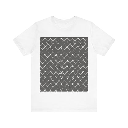boostlete-am-crew-pattern-ekg-bold-0047 — Unisex Jersey Short Sleeve (B+C 3001)