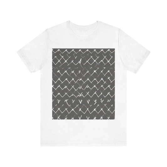boostlete-am-crew-pattern-ekg-bold-0047 — Unisex Jersey Short Sleeve (B+C 3001)