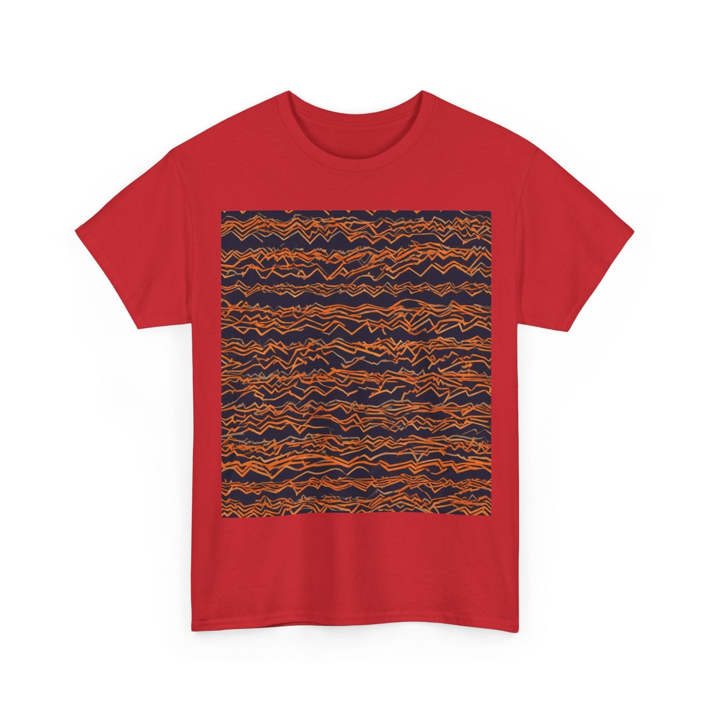 boostlete-field-day-pattern-ekg-bold-0135 — Unisex Heavy Cotton Tee (Gildan 5000)
