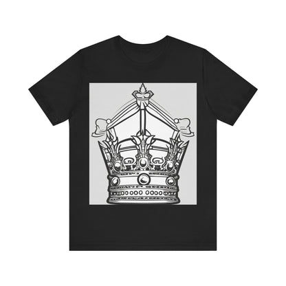 boostlete-quiet-power-icon-crown-outline-badge-0130 — Unisex Jersey Short Sleeve (B+C 3001)