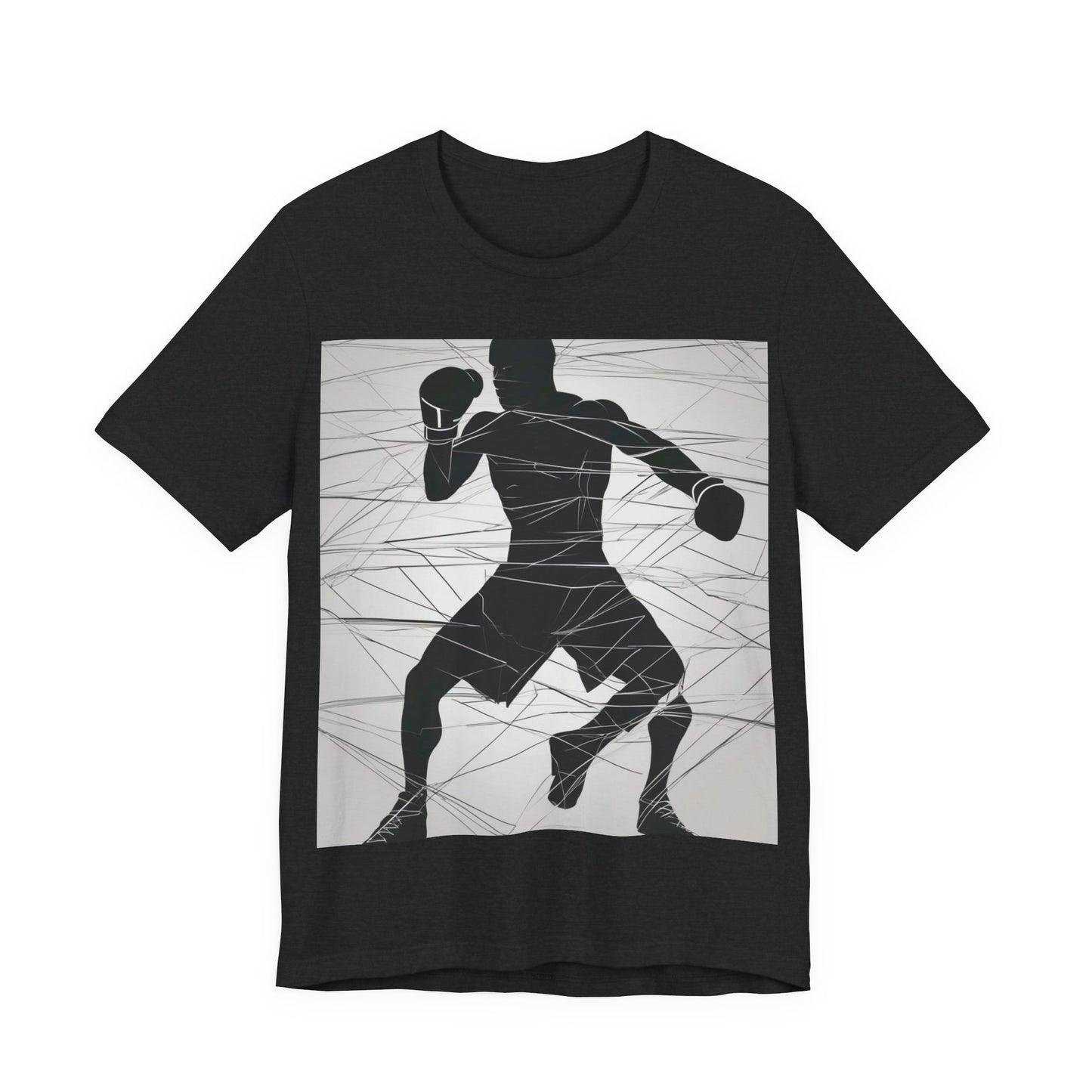 boostlete-mile-by-mile-scene-boxer-motion-geometric-0028 — Unisex Jersey Short Sleeve (B+C 3001)