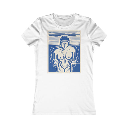 boostlete-boost-mode-icon-swimmer-motion-vector-0062 — Women's Favorite Tee (B+C 6004)