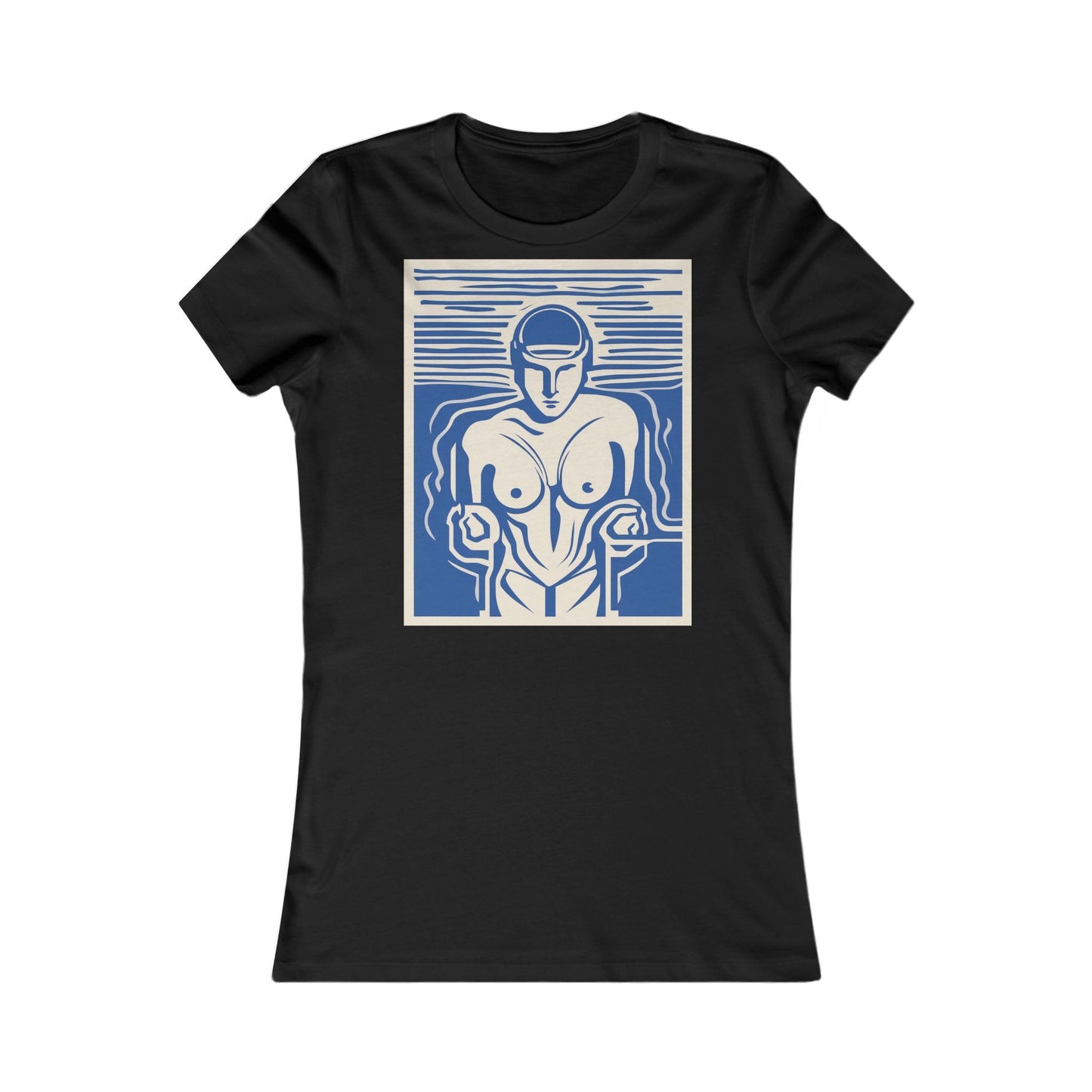 boostlete-boost-mode-icon-swimmer-motion-vector-0062 — Women's Favorite Tee (B+C 6004)