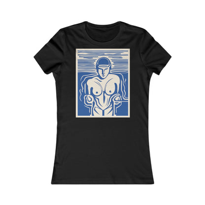 boostlete-boost-mode-icon-swimmer-motion-vector-0062 — Women's Favorite Tee (B+C 6004)