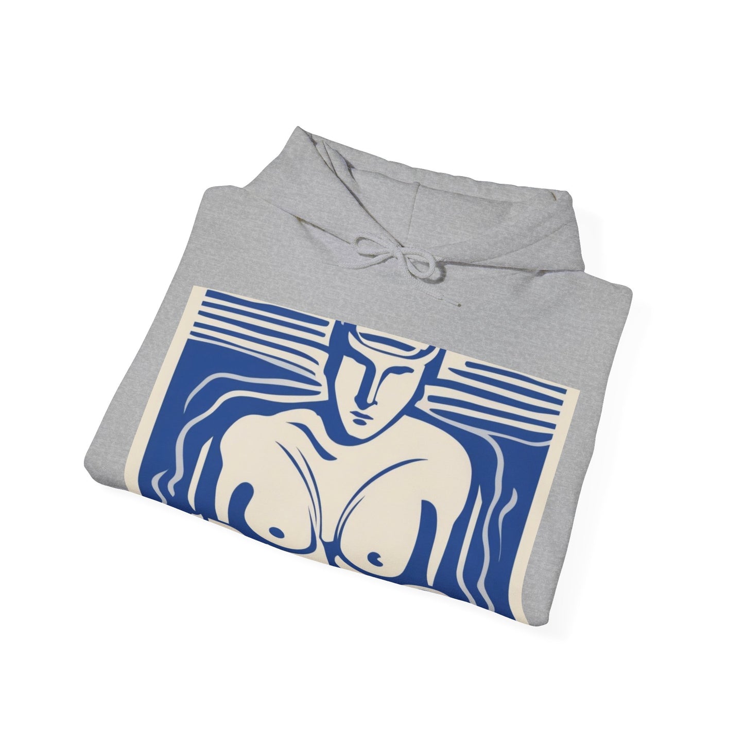 boostlete-boost-mode-icon-swimmer-motion-vector-0062 — Unisex Heavy Blend Hooded Sweatshirt (Gildan)