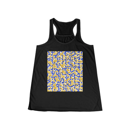boostlete-rise-grind-pattern-sprint-isometric-0319 — Women's Flowy Racerback Tank (B+C 8800)