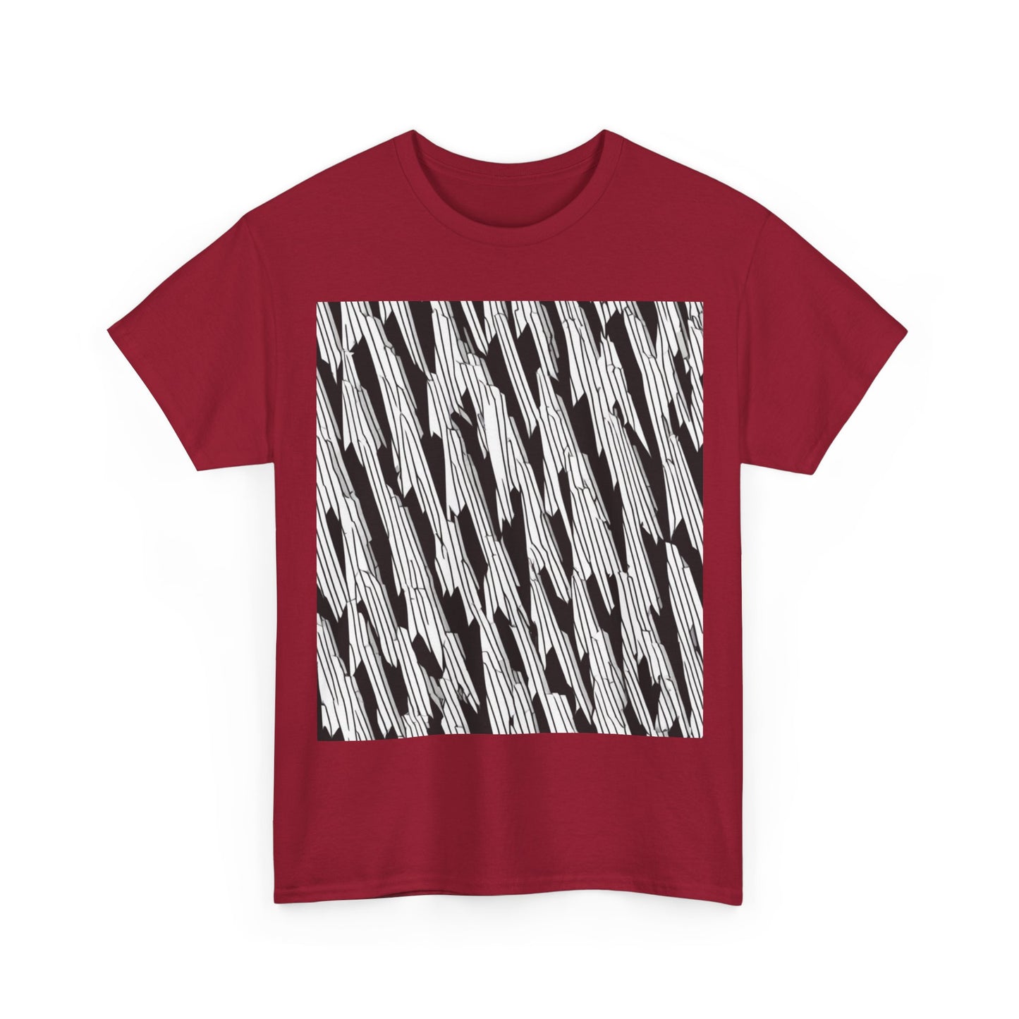 boostlete-iron-intent-pattern-micro-isometric-0199 — Unisex Heavy Cotton Tee (Gildan 5000)