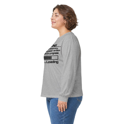 Rebooting This Is Just Temporary Long Sleeve Tee