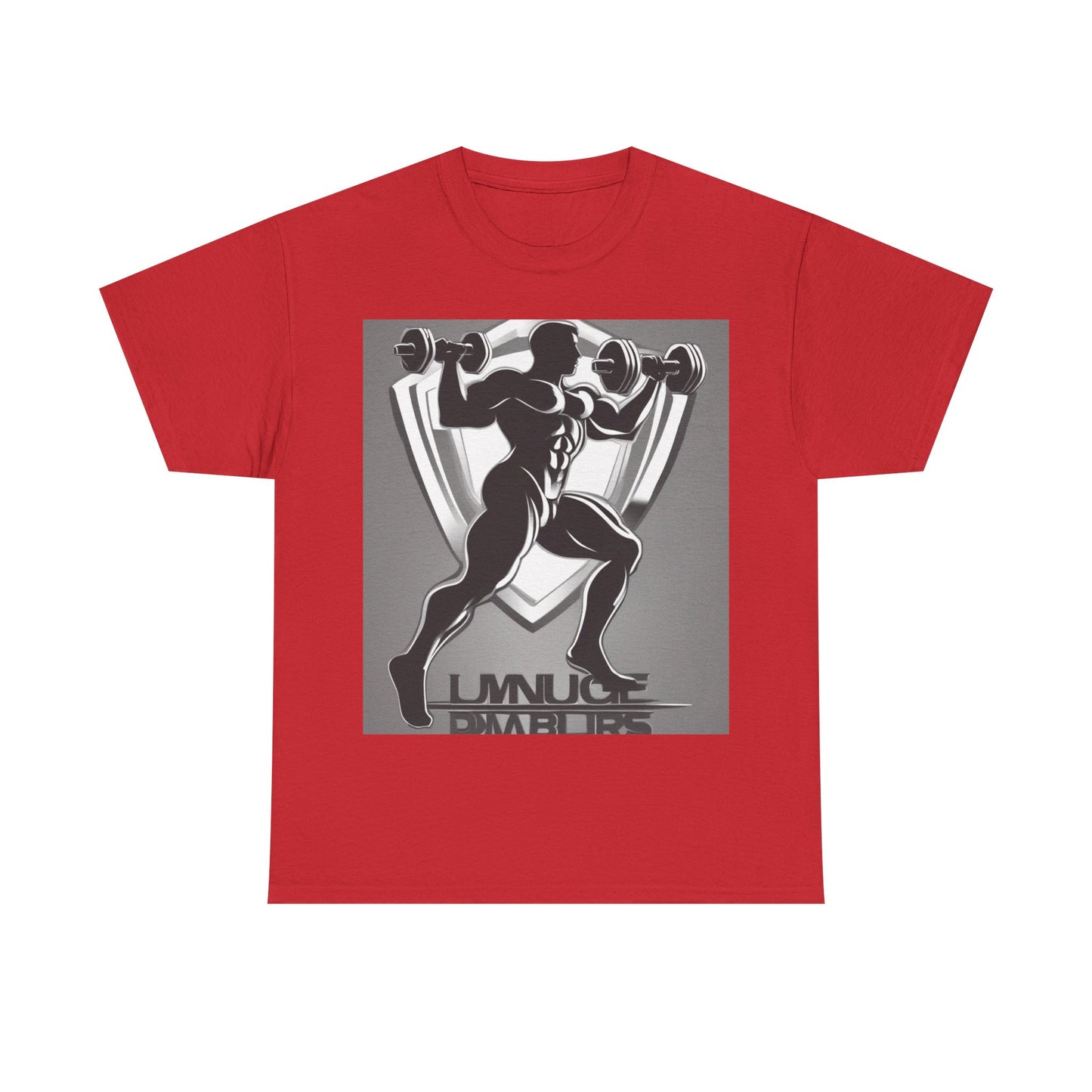 boostlete-mile-by-mile-scene-lunge-3d-athletic-0020 — Unisex Heavy Cotton Tee (Gildan 5000)