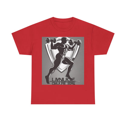 boostlete-mile-by-mile-scene-lunge-3d-athletic-0020 — Unisex Heavy Cotton Tee (Gildan 5000)