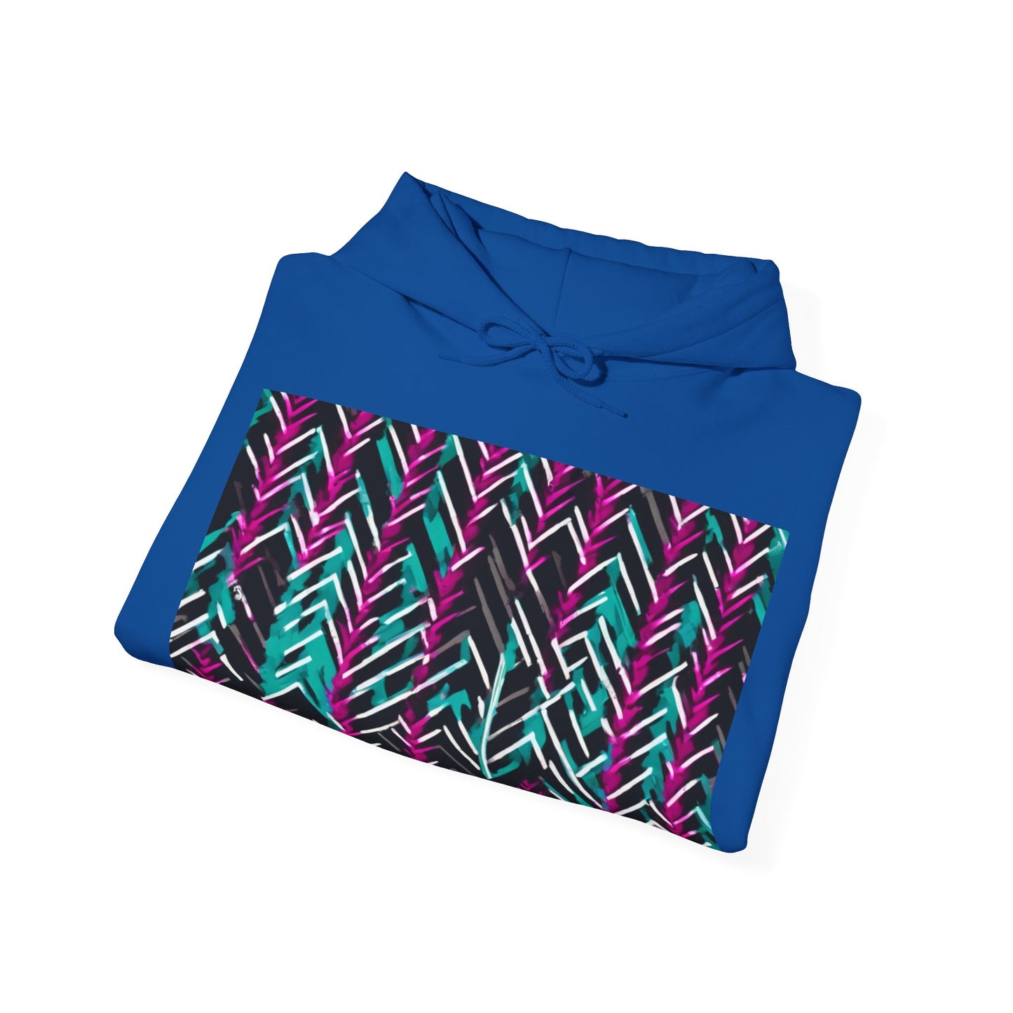 boostlete-recovery-progress-pattern-chevron-retro-0243 — Unisex Heavy Blend Hoodie (G18500)
