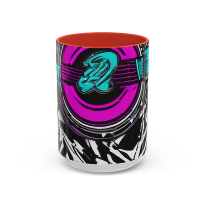 boostlete-boost-mode-type-again-badge-monoline-0293 — Accent Mug 11oz/15oz