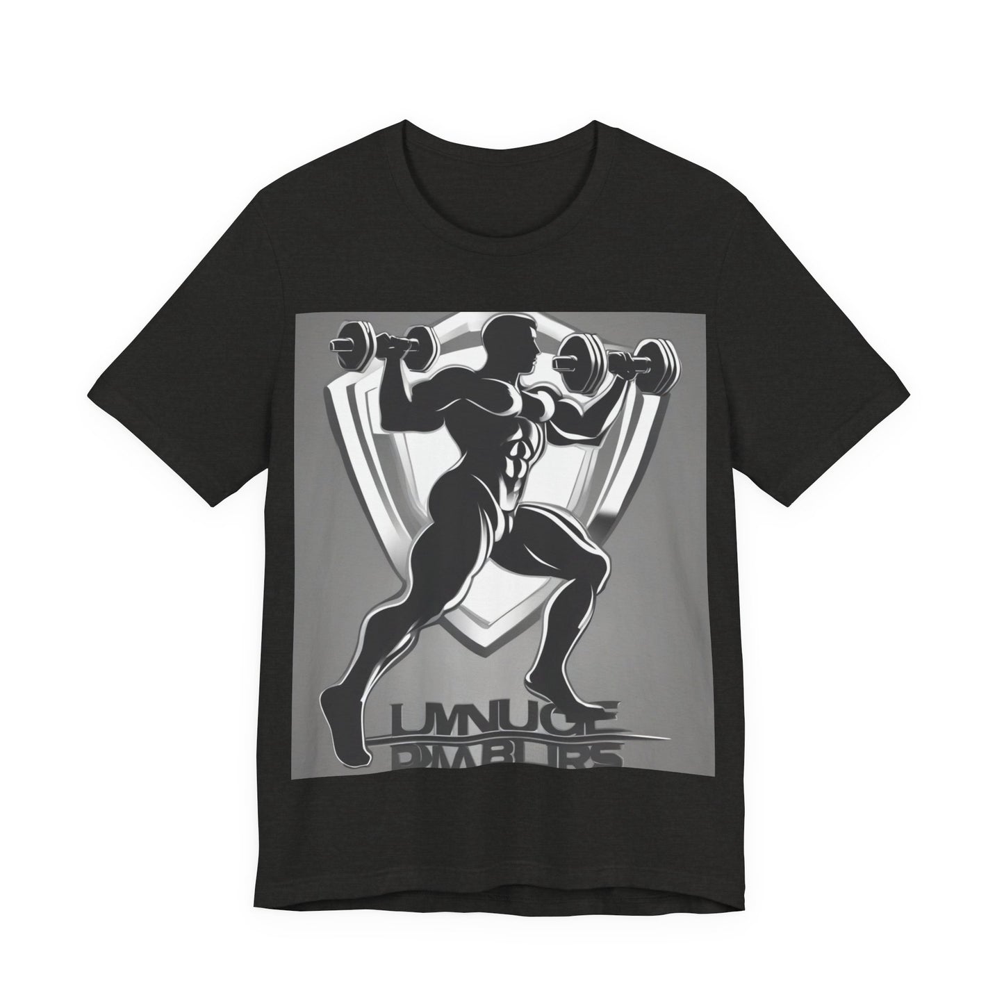 boostlete-mile-by-mile-scene-lunge-3d-athletic-0020 — Unisex Jersey Short Sleeve (B+C 3001)