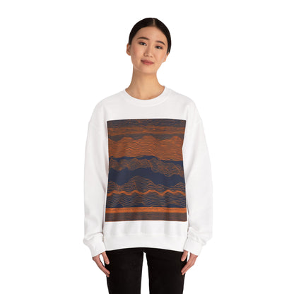 boostlete-field-day-pattern-audio-athletic-0107 — Unisex Heavy Blend Crewneck Sweatshirt (Gildan)