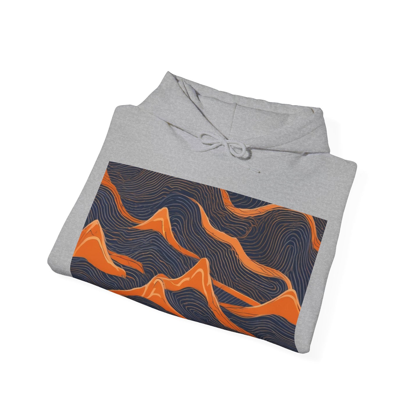 boostlete-boost-mode-pattern-topographic-engraved-0035 — Unisex Heavy Blend Hooded Sweatshirt (Gildan)