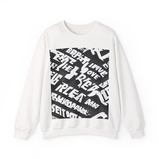 boostlete-pr-season-type-breathe-move-repeat-split-isometric-0017 — Unisex Heavy Blend Crewneck Sweatshirt (Gildan)