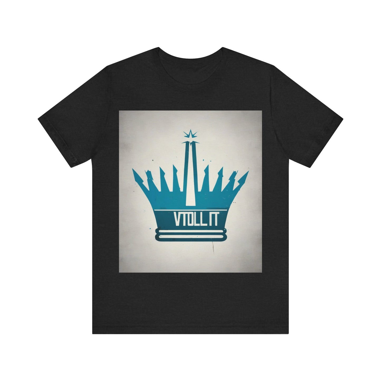 boostlete-am-crew-icon-crown-matte-industrial-0058 — Unisex Jersey Short Sleeve (B+C 3001)