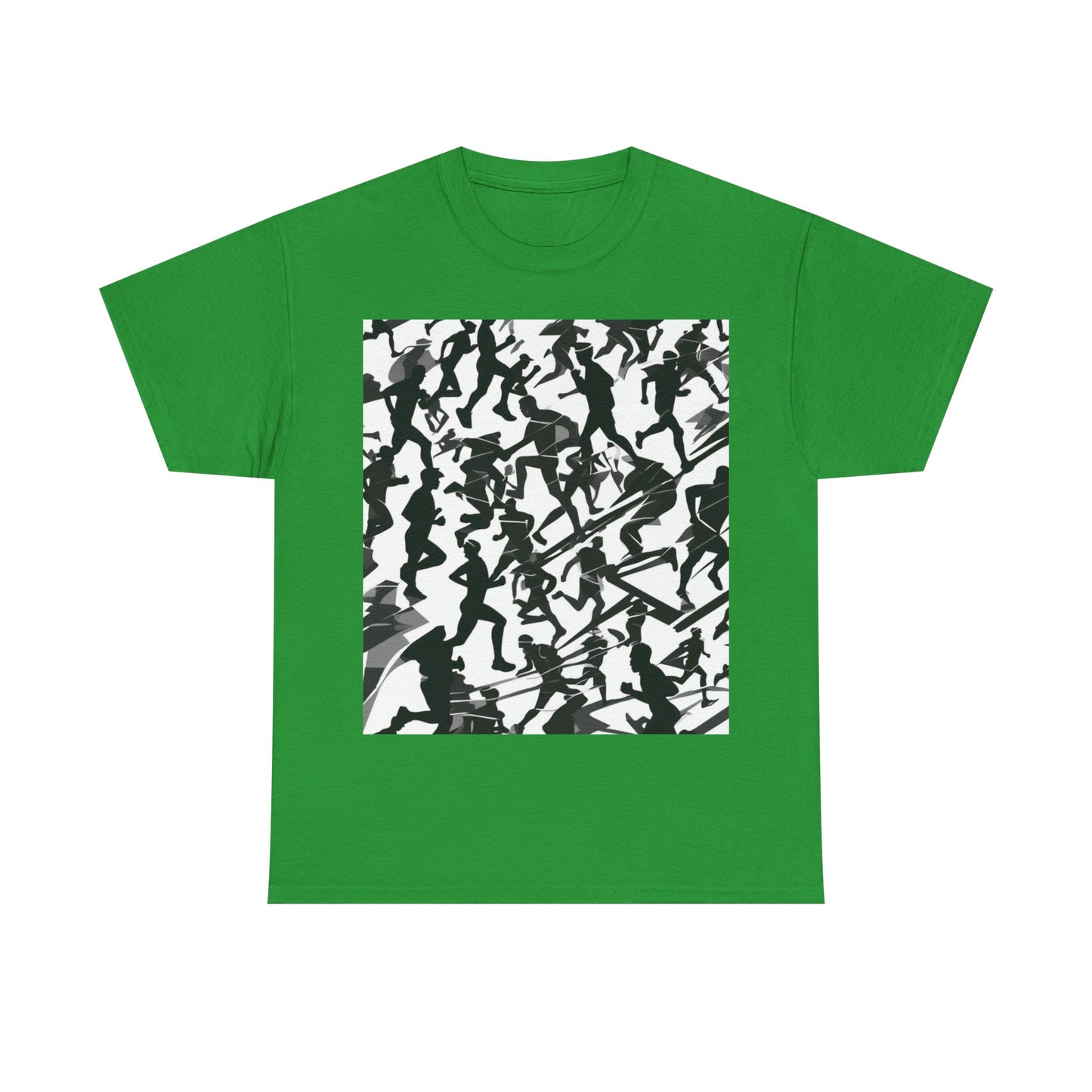 boostlete-field-day-scene-marathoner-motion-paper-0156 — Unisex Heavy Cotton Tee (Gildan 5000)