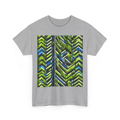 boostlete-rise-grind-pattern-chevron-isometric-0195 — Unisex Heavy Cotton Tee (Gildan 5000)