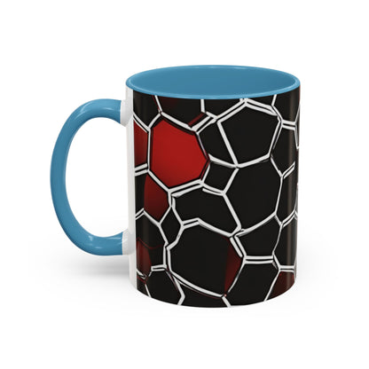 boostlete-quiet-power-pattern-hex-vector-0039 — Accent Mug 11/15oz