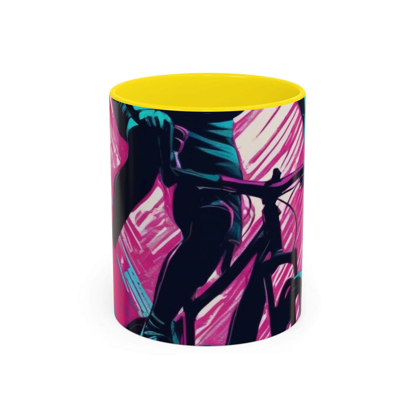 boostlete-field-day-scene-cyclist-glitch-engraved-0256 — Accent Mug 11oz/15oz