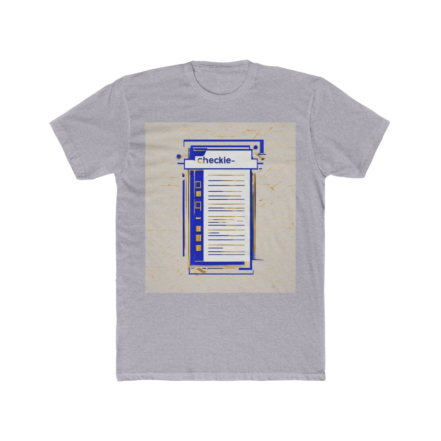 boostlete-am-crew-icon-checklist-glitch-badge-0018 — Unisex Cotton Crew Tee (NL 3600)