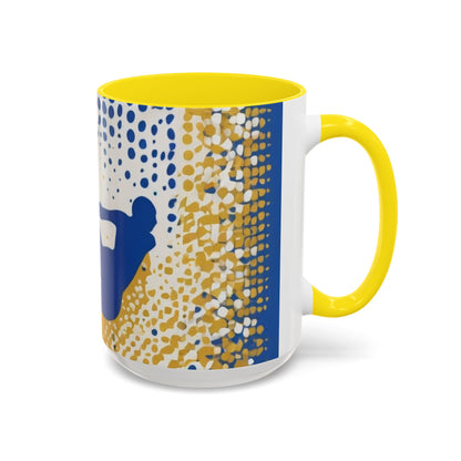 boostlete-field-day-icon-swimmer-halftone-paper-0246 — Accent Mug 11oz/15oz