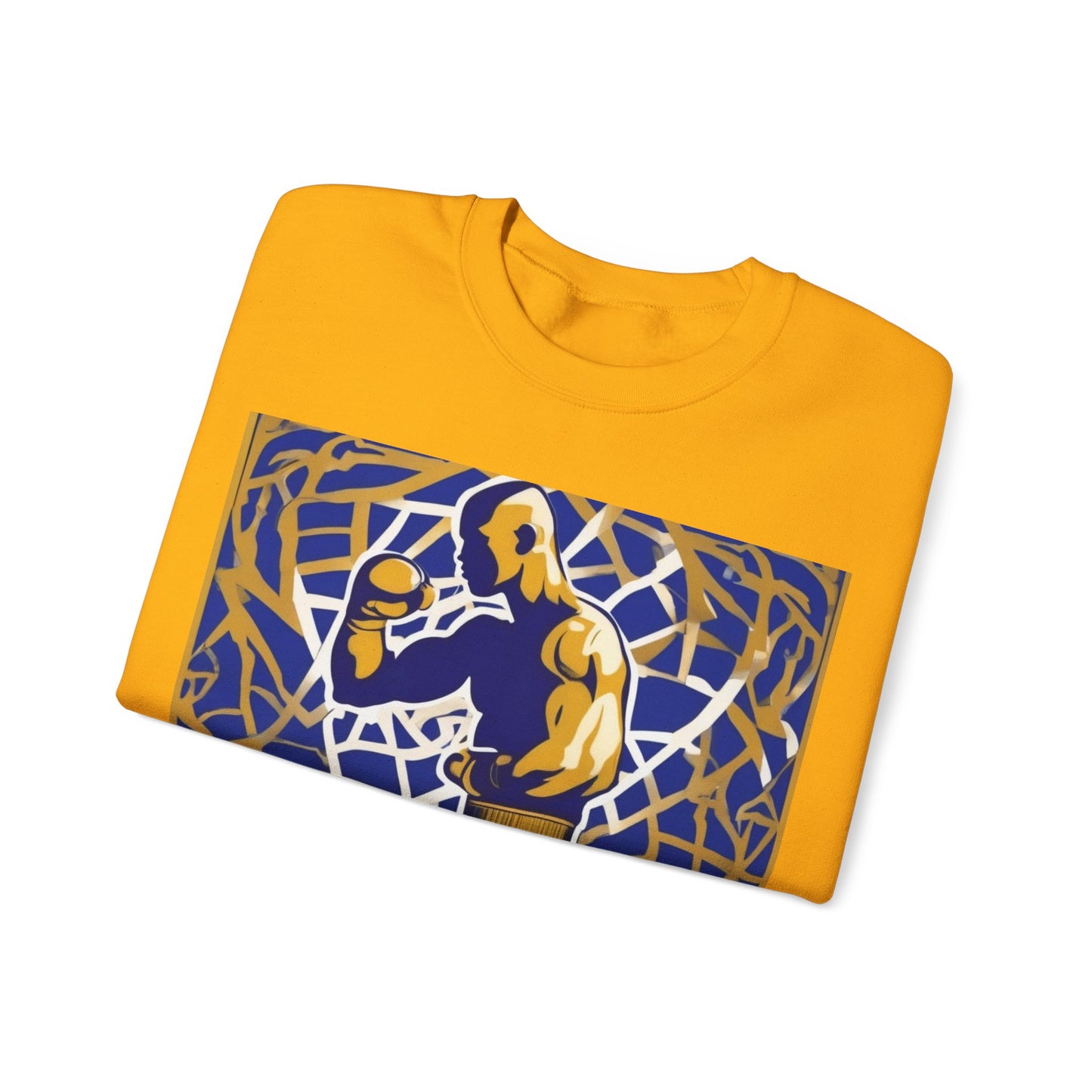 boostlete-field-day-scene-boxer-offset-paper-0776 — Unisex Heavy Blend Crewneck (G18000)