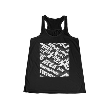 boostlete-pr-season-type-breathe-move-repeat-split-isometric-0017 — Women's Flowy Racerback Tank (B+C 8800)