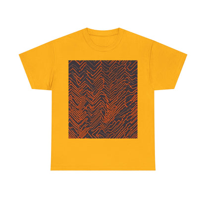 boostlete-field-day-pattern-ekg-modern-0087 — Unisex Heavy Cotton Tee (Gildan 5000)