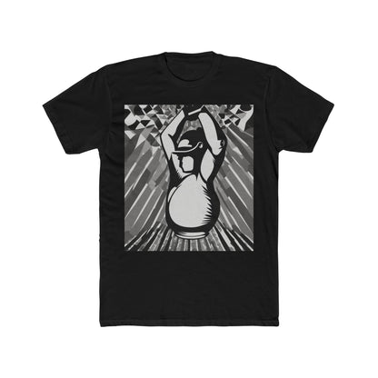 boostlete-iron-intent-scene-kettlebell-grainy-modern-0276 — Unisex Cotton Crew Tee (NL 3600)