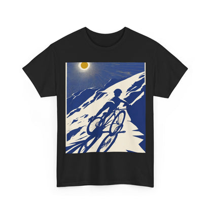 boostlete-am-crew-scene-cyclist-offset-bold-0008 — Unisex Heavy Cotton Tee (Gildan 5000)