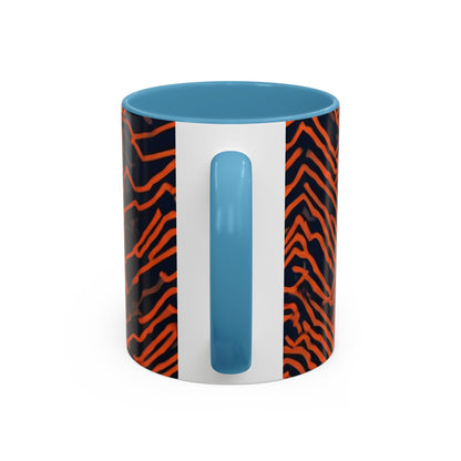 boostlete-field-day-pattern-ekg-modern-0087 — Accent Mug 11oz/15oz