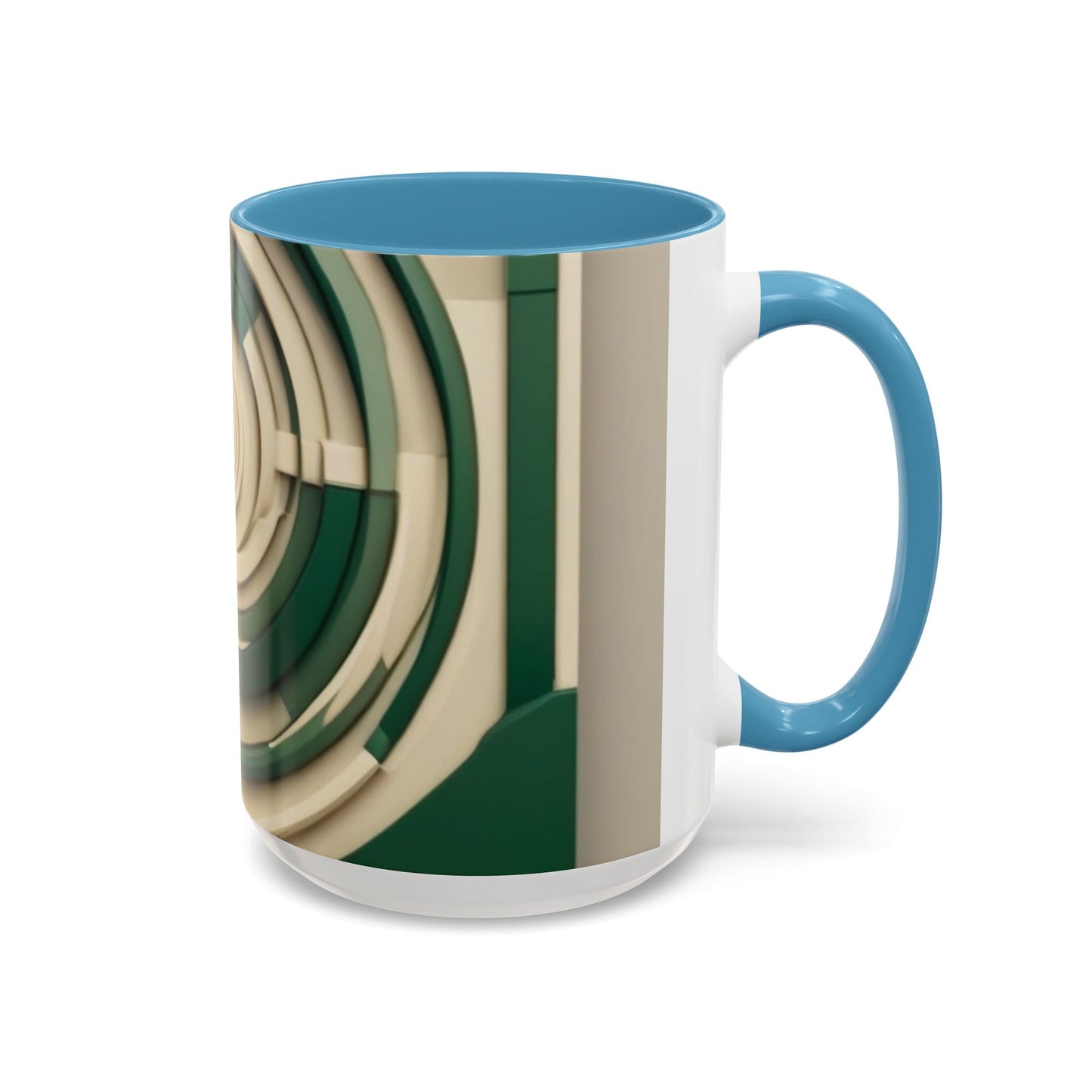 boostlete-mile-by-mile-icon-target-3d-modern-0306 — Accent Mug 11/15oz