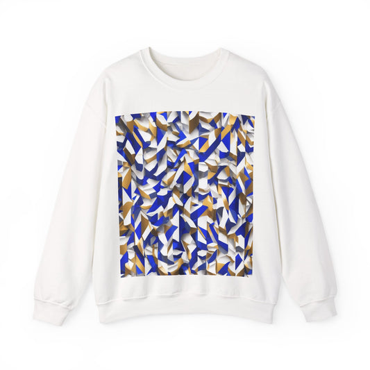 boostlete-boost-mode-type-charge-ahead-vertical-isometric-0221 — Unisex Heavy Blend Crewneck Sweatshirt (Gildan)