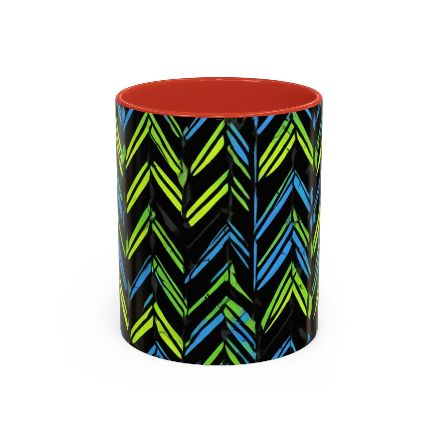 boostlete-mile-by-mile-pattern-chevron-monoline-0051 — Accent Mug 11oz/15oz